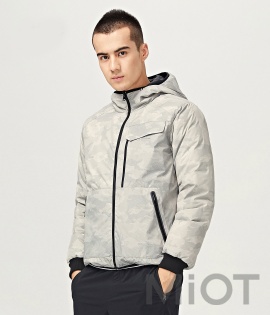 Куртка Xiaomi Uleemark double-sided wear men's down jacket White-Black M